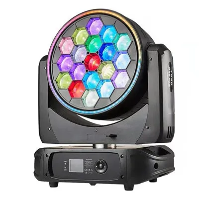 Lampada Wash a testa mobile LED Bee Eye 19x40W